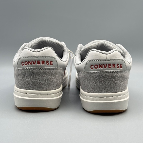 Converse Men's 11 Sneakers Grey Red Leather Pro Blaze Classic Streetwear A12719C - Picture 8 of 15